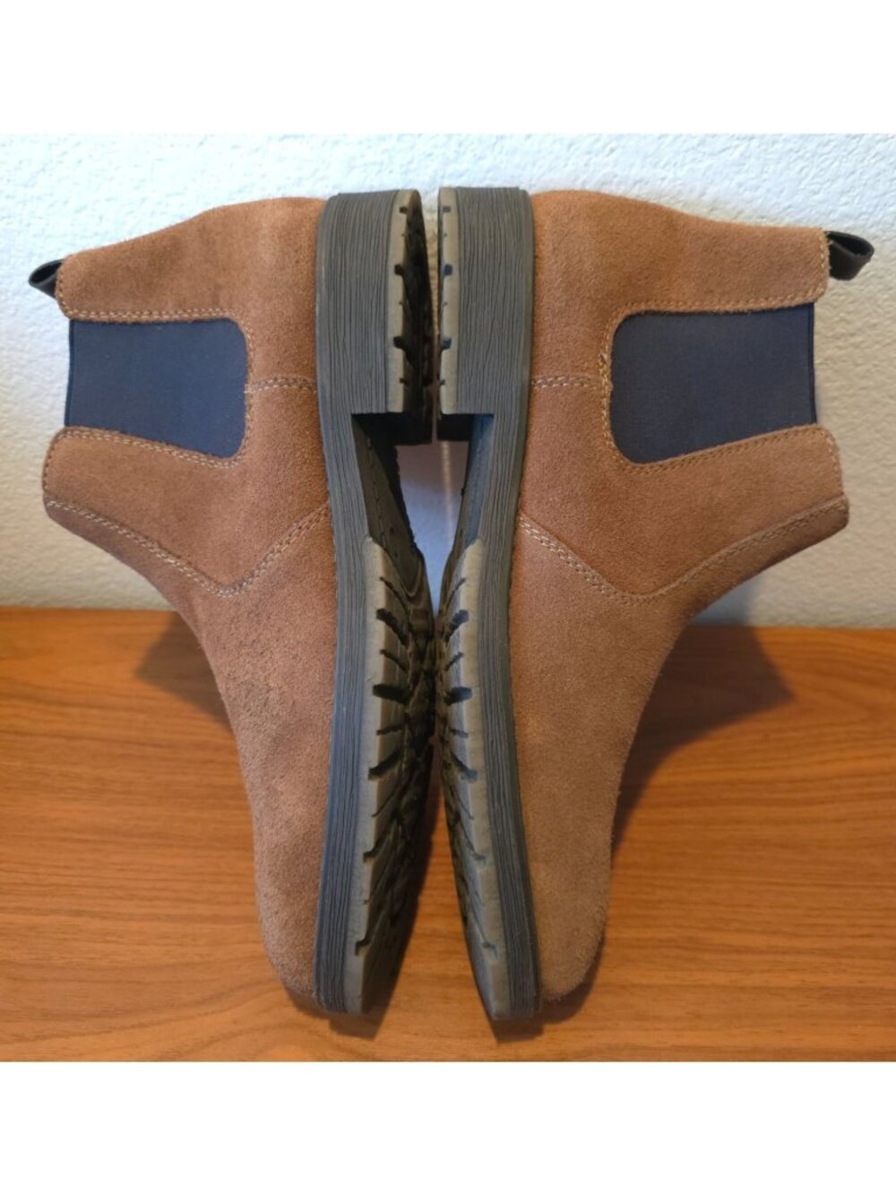 NWOB Rieker Chelsea Brown Suede Slip-On Ankle Boots Men's Sz 41EU (8-8.5US) - Picture 3 of 9